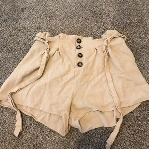 tan shorts